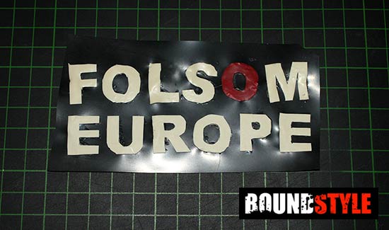 Logo aus Latex herstellen - Beispiel FolsomEurope
